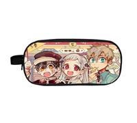 AIPILEI Toilet-Bound Hanako-kun - Estuche para lápices de anime Yugi Amane, bolsa para bolígrafos con impresión 3D, gran capacidad, doble capa, con cremallera, estuche de papelería para estudiantes,