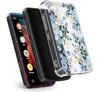 Aippdo Funda para reproductor Innioasis G1 G3 Mp3, funda transparente de TPU para reproductor de MP3, antiarañazos, absorción de golpes, funda transparente de 4 pulgadas (flor-A)
