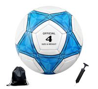Aipwerer Balon Futbol, Futbol Niños, Talla 4 Fútbol para Niños y Adultos, Balón de Fútbol con Aguja de Inflar y Bomba de Aire para Entrenamiento al Aire Libre, Deportes, Gran Idea de Regalo de