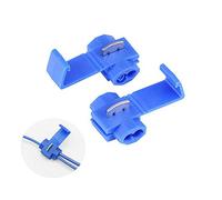 Aiqeer 60 Piezas Conectores de Cable, Terminales de Empalme Crimp Electrical, Conectores Rápido Empalme Eléctricos (Azul)