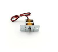 AIQFTGSNS Electroimán solenoide autoportante bidireccional de 12 V CC, Carrera de 6 mm, Tipo Push-Pull, automantenido