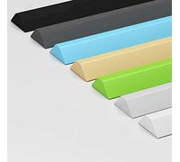 AiQima Burlete, Tira de Retención de Sello de Piso, Presa de Agua de Umbral de Ducha Plegable, Tira de Sellado de Retención de Barrera de Ducha de Baño/Gray/F(200Cm)