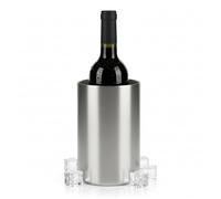 AiQInu 1.6L Enfriador de Botellas de Vino Acero Inoxidable, Ø 12 cm, Altura 19 cm, Enfriador Vino Apto para Mayoría de Las Botellas- Vino Espumoso, Vino y Champán