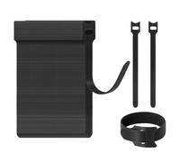 AiQInu 100 Piezas Organizador Cables, Bridas Reutilizables 150×11mm, Sujeta Cables, Cable Organizer, Cable Management para Oficina, Hogar, Jardín y Más - Negro