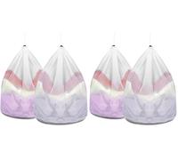 AiQInu 2 pezzi Retina per Lavatrice, Sacchetti Lavatrice Biancheria, Sacco Biancheria Sporca Con Couliss, Sacchetto Scarpe Lavatrice, Rete Salvabucato 40 x 30cm (Paquete de 2)