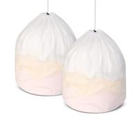 AiQInu 2 Piezas Bolsa Lavadora Ropa, 50 x 60cm Red Lavadora Ropa Interior, Bolsa Ropa Sucia Viaje con Cordón, Bolsas para Lavar Ropa en Lavadora Reutilizable