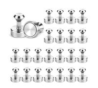 AiQInu 24 Piezas Imanes Pequeños, 12x16 mm Imanes Neodimio, Imanes Potentes, Imanes Nevera Magnets, Imanes Pizarra Magnetica, Imanes Fuertes Tablones de Anuncios y Neveras