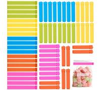 AiQInu 30 Piezas Pinzas Bolsas Alimentos 7/11 cm, Pinzas Cierre Bolsas, Pinza Comida Clips Reutilizable para Embalaje de Cocina, Caramelos, Café etcétera - Colorido
