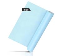 AiQInu 5M Rollo Mantel Camino de Mesa, Rollo Fieltro Azul/Rosa, Tela decoración de Mesa