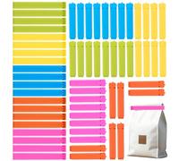 AiQInu 60 Piezas Pinzas Bolsas Alimentos, Pinzas Cierre Bolsas 7/11 cm, Pinza Comida Clips Reutilizable para Embalaje de Cocina, Caramelos, Café etcétera