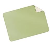 AiQInu Alfombrilla Escritorio 280x200 mm, Alfombrilla Ratón, Tapete Escritorio, Desk Mat, Protector Escritorio, Protector Mesa Escritori Beige y Verde
