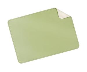 AiQInu Alfombrilla Escritorio 280x200 mm, Alfombrilla Ratón, Tapete Escritorio, Desk Mat, Protector Escritorio, Protector Mesa Escritori Beige y Verde