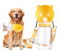 AiQInu Bebedero Perro Portatil 500 ML | Botella Agua Perro, Antigoteo Mascota Botella Perro Pet Water Bottle para Excursiones Viajes
