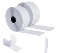 AIQInu Belcro Adhesivo Fuerte, 5m X50mm Reutilizable Nylon Doble Cinta Cara, Cinta Adhesiva Doble Cara, Nylon Hook y Loop Auto Adhesivo para Oficina, Doméstica,Bricolaje