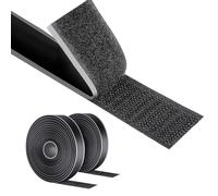 AiQInu Belcro Adhesivo Fuerte, 8m x 20mm Doble Cara Reutilizable, Cinta Auto Adhesiva Para Doméstica y Bricolaje, Hook Y Loop