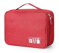 AiQInu Bolsa Organizador Cables Universal de Viaje, Electrónico, Accesorios para Tableta, Disco Duro Externo,Cargador, Cable USB, Adaptadores, Tarjetas de Memoria