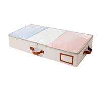 AiQInu Bolsas Almacenaje Ropa Debajo de la Cama, 75x42x16cmCajas Almacenaje Ropa en Tela Oxford, Plegable y con Ventana Transparente, para Edredones, Edredones