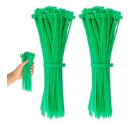 AiQInu Bridas para Cables 100Piezas, 200mm x 4,8mm Bridas Pequeñas Profesionales, Bridas para Cables Reutilizables, Bridas de Nailon,21kg de Resistencia a la tracción