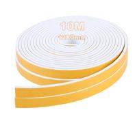 AiQInu Burlete Ventana, Burlete Puerta Corredera, 2 Rollos 12mm(W) x3mm(T) x5m(L) | Ignífugo | Aislamiento Térmico y Acústico