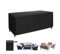 AiQinu Funda para Muebles de Jardín Impermeable, 170X94X70cm Tela Oxford 420D, Resistente Al Viento, Resistente a Los Rayos UV, para Sofa de Jardin, al Aire Libre, Patio, Funda para Sofa de Esquina