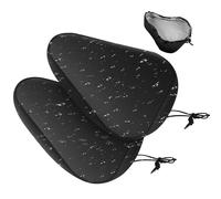 AiQInu Funda sillin Bicicleta Paquete de 2, Polvo y Resistente al Agua Cubierta del sillín con cordón para Hombres y Mujeres, Compatible, Bicicletas de Carretera