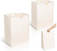 AiQInu Juego de 2 Cesta Ropa Sucia 60l, Cesto Ropa Sucia Estrecho, Laundry Basket con Mango de Madera, Cesto Colada para Dormitorio, Salas Estar, Habitaciones Niños, Baños, Viajes, 56 * 40 * 27cm