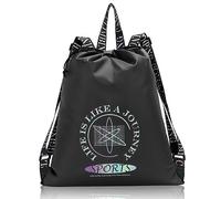 AiQInu Mochila Cuerdas,Bolsas de Cuerdas Hombre Mujer Mochila Deportiva Impermeable Ajustable Saco de Gimnasia para Deporte Gimnasio Yoga Nadar
