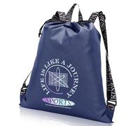 AiQInu Mochila Cuerdas, Deportiva Impermeable Ajustable Saco de Gimnasia para Deporte Gimnasio Yoga Nadar, Bolsas de Cuerdas Hombre Mujer Mochila