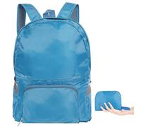 AiQInu Mochila Plegable Ultraligera, Mochila Senderismo Impermeable, Mochila viaje Unisex para Outdoor Deportes Escalada Camping Viajes Ciclismo