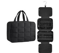 AiQInu Neceser Viaje,Impermeable de Gran Capacidad Neceser Maquillaje,Bolsa de Aseo con Gancho Colgante para Hombre y Mujer Accesorios de Viaje