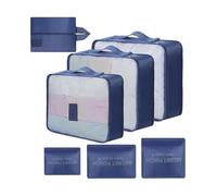 AiQInu Organizador Maleta Viaje 7 Sets, Packing Cubes para Ropa Impermeable, Bolsas Organizadoras Maleta con Bolsa Zapatos