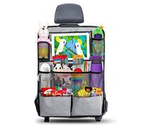 AiQInu Organizador para asiento trasero de automóvil con mucho espacio de almacenamiento, protector para niños (1 pieza)