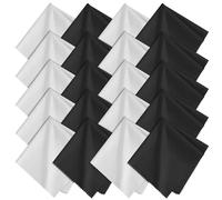 AiQInu Paño de Microfibra Ultra Suave para Gafas 20x20 cm, Limpia Gafas Sin Rayar, Gamuza Atrapapolvo para Pantallas y Lentes, Reutilizable 20PCS