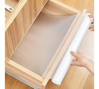 AiQInu Protector Cajones Cocina,EVA Antideslizante Forro de Cajón del Refrigerador Estantes el gabinete Estera,No Adhesiva Impermeable Cuttable Reutilizable,Protector Muebles Cocina (60 * 400CM)