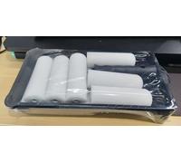 AiQInu Rodillo Pintura Pared, Juego de Rodillos 12, Incluye 10 Rodillos de Pintura de Espuma(10.8cm) + 1 Bandeja + 1 Soporte de Rodillo, Profesional para Paredes, Muebles y Superficies Lisas