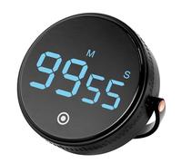 AiQInu Temporizadores Digitales de Cocina, Timer Cocina Digital LED Grande, Temporizador Digitales de Cocina, Temporizador de Cuenta Atrás Magnético, 3 Niveles de Volumen