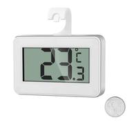 AiQInu Termometro Digital Cocina, Magnético Mini Termometro Nevera con Gancho, Termometro Congelador Refrigerador Pantalla LCD para Hogar, Restaurantes