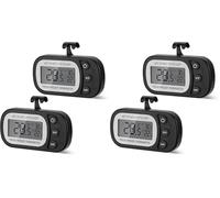 AiQlnu 2 Piezas Termómetro Digital para Refrigerador, Magnétique Termómetro para Congelador a Prueba de Agua con Gancho, Pantalla LCD Fácil de Leer, Termometro Nevera para Hogar, Cafés (Paquete de 2)