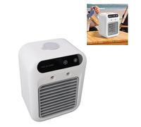 Air acondicionador portátil Hrvita, ventilador de aire acondicionado de enfriamiento eficiente, diseño compacto para viajes de campamento de oficina en casa, actividad tranquila y