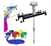 Air Agitator,Tank Mixer Machine 1/2HP 3/4HP,Pneumatic Bracket Mixer,Paint Stirring Machine Bracket Air Agitator Paint Mix Tool(Small5cylinders)