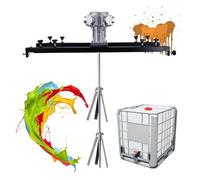 Air Agitators, Pneumatic Mixer, Tank Mixer Machine 1000 L 220 Gallon, Paint Stirring Machine Bracket Air Agitator Paint Mix Tool 3Cylinders(Large5Cylinders)