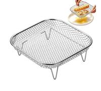Air Air Fryer Grill Rack | Square Stackable Food Grade | Stainless Steel De