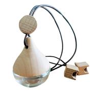 Air Ambresker Car - Botella de difusor de aceite colgante, dispensador de olor a aromaterapia | Fragancia de automóvil compacta de larga duración, clip de recargable, botella de reutilizable par