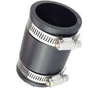 Air Aqua - Conector flexible 40-250 mm, diámetro Ø 200 mm Negro