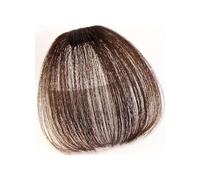 Air Bangs Hair Styling-Tools Extension Clip In Extension Cabello Natural Pony Cabello Natural Mujeres Clip in Pony Hair Extensions for Daily Wear(Light Brown)