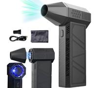 Air Blaster, mini plumero de aire eléctrico recargable, soplador potente de 3 engranajes ajustable de 130000 RPM, for teclado, automóvil, hogar