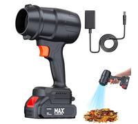Air Blower Cordless - Handheld Electric Blower, Office Supplies for Rapid Dusting with High-Velocity Airflow, Backyard Gutter Cleaner, Patio Landscaping Tool, Outdoor Maintenance Gear for Driveway Car