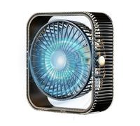 Air Circulation Fan - Light Up Silent Wind Blower | Turbine Desktop Fan Fo