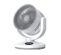 Air Circulation Fan - USB Type C Rechargeable Desk Fan with 5 Speed Setting