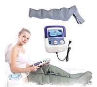 Air Compression Leg Massager Compresión de Aire Pierna Masajeador de pies Masajeador para Piernas y Brazos Eléctrico Compresión del Aire Masaje para relajar su Brazo, pie Becerro (1*pump + 1*arm)